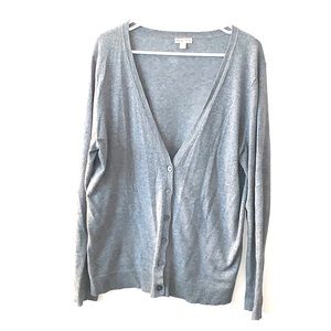 Gray Button Up Cardigan